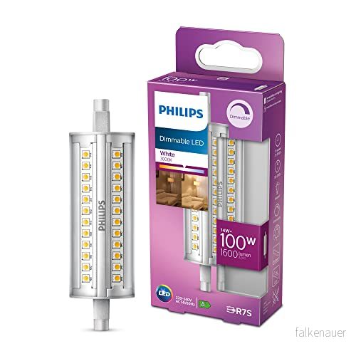 Philips Classic Specialljuskälla, LED-ljuskälla, 100W, R7S, Vitt ljus, 3000 K, 15 000 timmar, dimbar 8718699780371