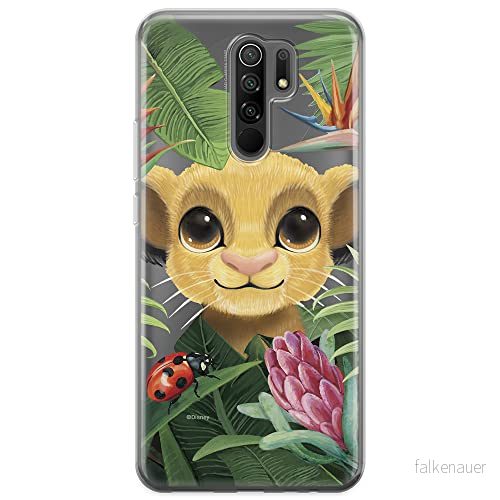 ERT GROUP mobiltelefonfodral för Xiaomi REDMI 9 originalt och officiellt licensierat Disney mönster Simba & Friends 002 optimalt anpassad till formen på mobiltelefonen, gedeeltelijk transparant 5903040287811