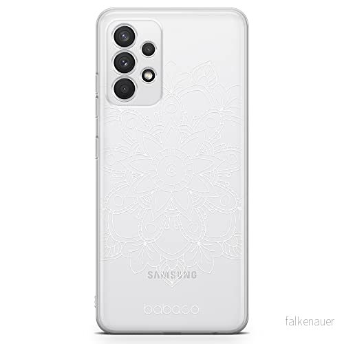 ERT GROUP mobiltelefonfodral för Samsung A32 4G LTE originalt och officiellt licensierat Babaco mönster Mandalas 006 Vit optimalt anpassad till formen på mobiltelefonen, gedeeltelijk transparant 5904805838422