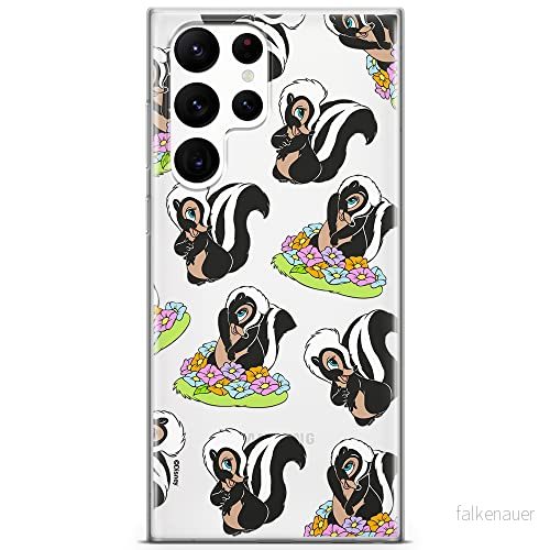 ERT GROUP mobiltelefonfodral för Samsung S22 ULTRA originalt och officiellt licensierat Disney mönster Pepe Le Pew 003 optimalt anpassad till formen på mobiltelefonen, gedeeltelijk transparant 5905131817488