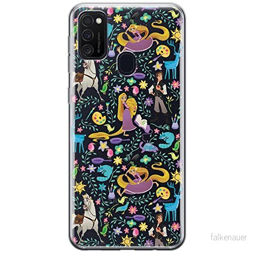 ERT GROUP mobiltelefonfodral för Samsung M21 originalt och officiellt licensierat Disney mönster Tangled 001 optimalt anpassad till formen på mobiltelefonen, gedeeltelijk transparant 5903537835815