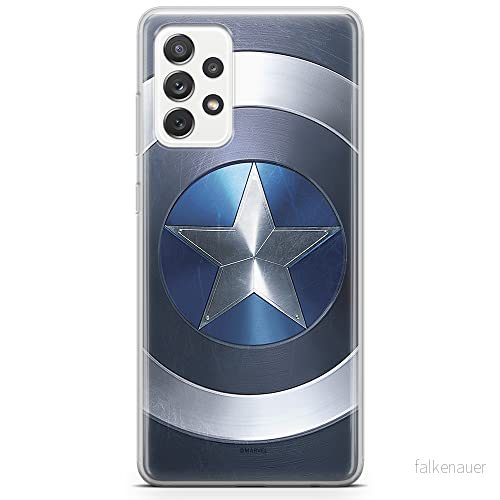 ERT GROUP mobiltelefonfodral för Samsung A73 5G originalt och officiellt licensierat Marvel mönster Captain America 005 optimalt anpassad till formen på mobiltelefonen, fodral tillverkad av TPU plast 5904805513152