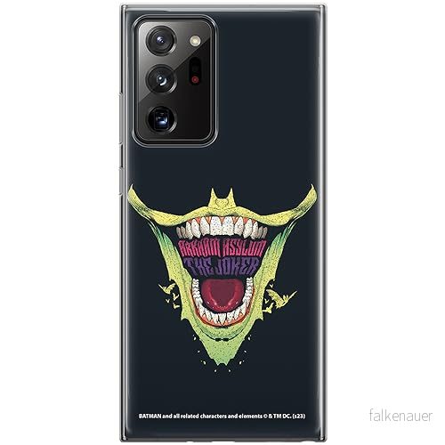 ERT GROUP mobiltelefonfodral för Samsung GALAXY NOTE 20 ULTRA originalt och officiellt licensierat DC mönster Joker 031 anpassad till formen på mobiltelefonen, fodral tillverkad av TPU plast 5905795055134