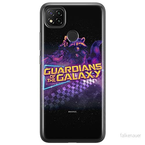 ERT GROUP mobiltelefonfodral för Xiaomi REDMI 9C originalt och officiellt licensierat Marvel mönster Guardians of the Galaxy 015 anpassad till formen på mobiltelefonen, fodral tillverkad av TPU plast 5903040279441