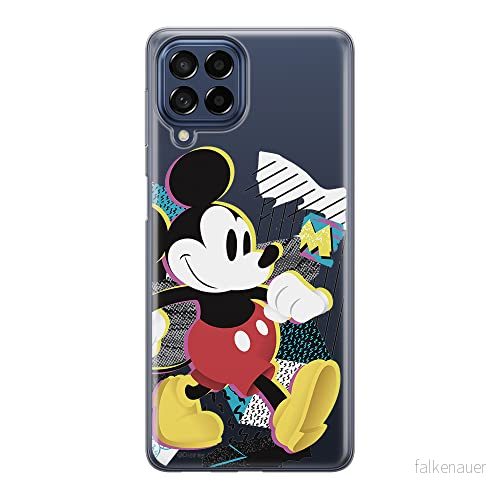 ERT GROUP mobiltelefonfodral för Samsung M33 5G originalt och officiellt licensierat Disney mönster Mickey 032 optimalt anpassad till formen på mobiltelefonen, gedeeltelijk transparant 5905511345983