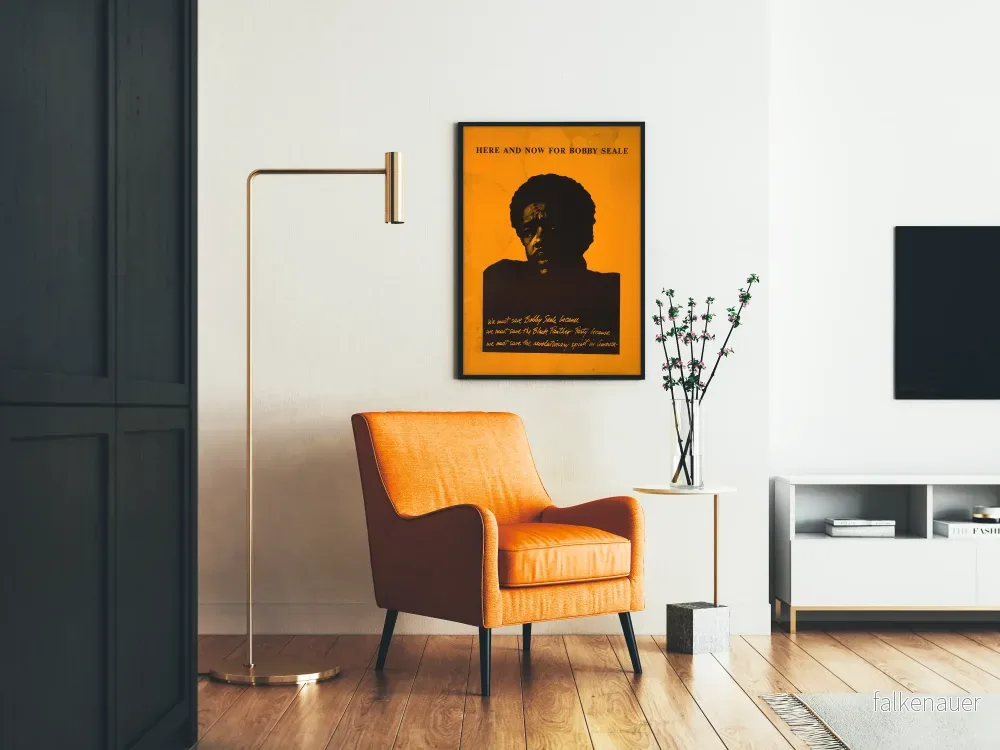 Vintageposter Here and Now för Bobby Seale - Bild 2