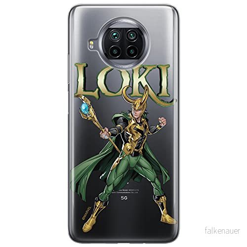 ERT GROUP mobiltelefonfodral för Xiaomi MI 10T LITE/REDMI NOTE 9 PRO 5G originalt och officiellt licensierat Marvel mönster Loki 002 anpassad till formen på mobiltelefonen, gedeeltelijk transparant 5904805221798
