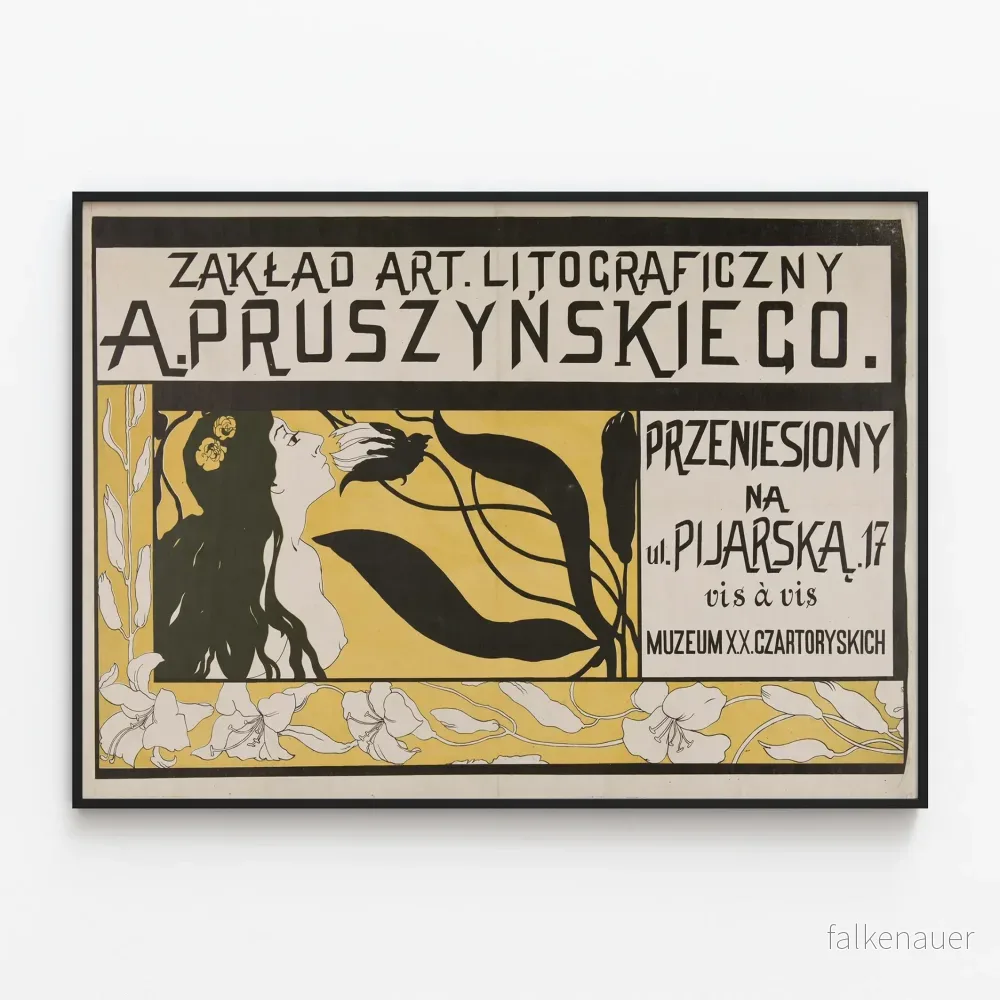 Art Nouveau-Poster Zakład Artystyczno-Litograficzny A. Pruszyńskiego Art Nouveau-Poster Zakład Artystyczno-Litograficzny A. Pruszyńskiego
