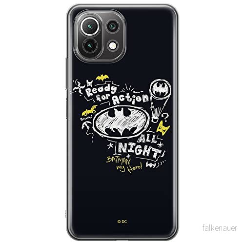 ERT GROUP mobiltelefonfodral för Xiaomi 11 LITE 4G/5G originalt och officiellt licensierat DC mönster Batman 014, fodral tillverkad av TPU plast 5903932701524