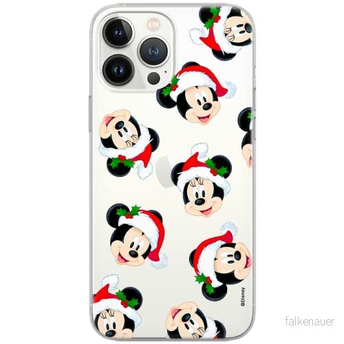 ERT GROUP mobiltelefonfodral för Apple Iphone 12 PRO MAX originalt och officiellt licensierat Disney mönster Mickey & Minnie 016 Vit anpassad till formen på mobiltelefonen, gedeeltelijk transparant 5903932068238