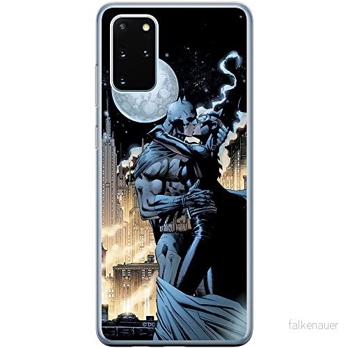 ERT GROUP mobiltelefonfodral för Samsung S20 PLUS / S11 originalt och officiellt licensierat DC mönster Batman 005 Vit optimalt anpassad till formen på mobiltelefonen, fodral tillverkad av TPU plast 5903537535852