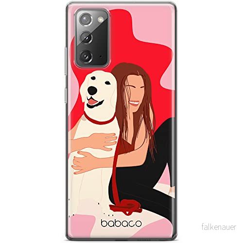 ERT GROUP mobiltelefonfodral för Samsung GALAXY NOTE 20 originalt och officiellt licensierat Babaco mönster Dogs 006 Vit optimalt anpassad till formen på mobiltelefonen, fodral tillverkad av TPU plast 5905131002877