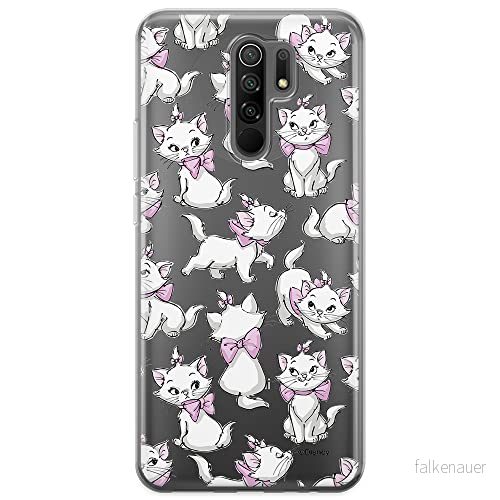 ERT GROUP mobiltelefonfodral för Xiaomi REDMI 9 originalt och officiellt licensierat Disney mönster Marie 003 optimalt anpassad till formen på mobiltelefonen, gedeeltelijk transparant 5903040286753