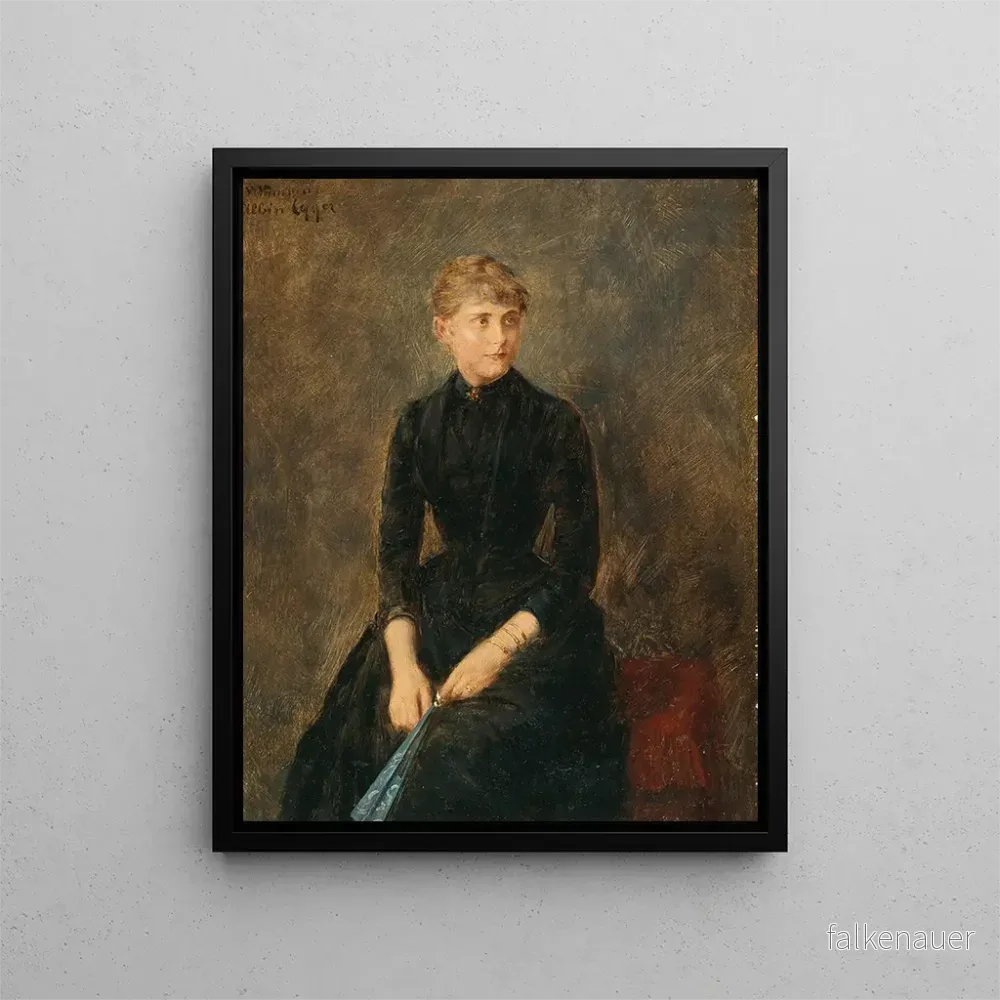 Målning Portrait av sångerskan Hedwig Helbig – Albin Egger-Lienz | Konsttryck Målning Portrait av sångerskan Hedwig Helbig – Albin Egger-Lienz | Konsttryck