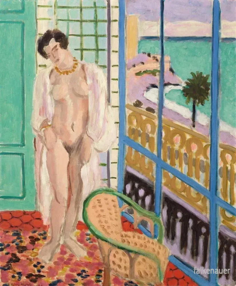 Målning Nu vid fönstret - Henri Matisse | Konsttryck - Bild 2