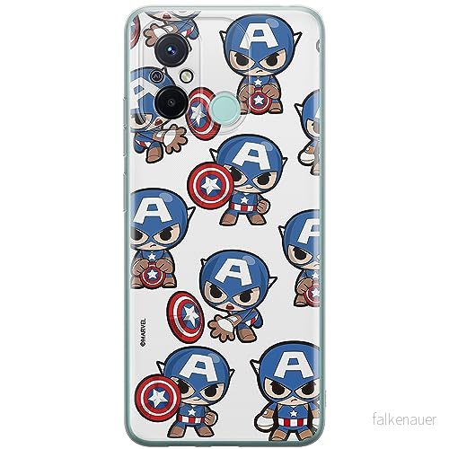 ERT GROUP mobiltelefonfodral för Xiaomi REDMI 12C/ 11A originalt och officiellt licensierat Marvel mönster Capitan America 029, fodral tillverkad av TPU plast 5905511846824