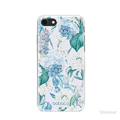 ERT GROUP mobiltelefonfodral för Iphone 7/8/ SE 2/ 3 originalt och officiellt licensierat Babaco mönster Flowers 028 optimalt anpassad till formen på mobiltelefonen, fodral tillverkad av TPU plast 5905131268334