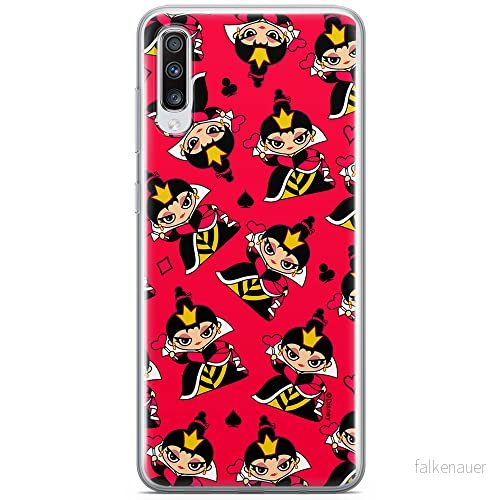 ERT GROUP mobiltelefonfodral för Samsung A70 originalt och officiellt licensierat Disney mönster Queen of Hearts 002 optimalt anpassad till formen på mobiltelefonen, fodral tillverkad av TPU plast 5905131428325