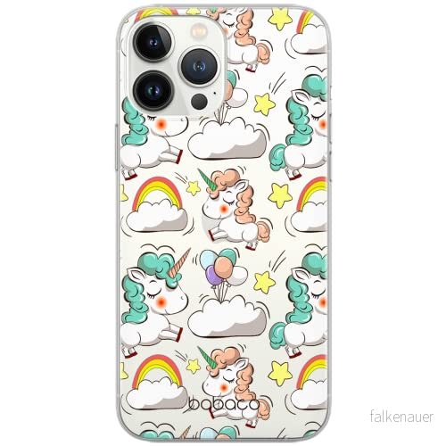 ERT GROUP mobiltelefonfodral för Xiaomi REDMI 10 originalt och officiellt licensierat Babaco mönster Unicorn 001 anpassad till formen på mobiltelefonen, gedeeltelijk transparant 5904805006449