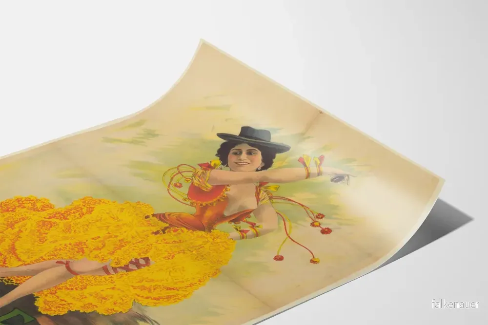 Vintageposter Juanita de Frezia, spansk dansare - Bild 3