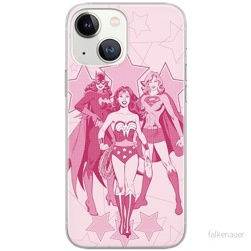 ERT GROUP mobiltelefonfodral för Iphone 13 originalt och officiellt licensierat DC mönster Super Girls 002 Vit optimalt anpassad till formen på mobiltelefonen, fodral tillverkad av TPU plast 5903932920505