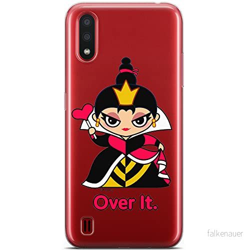 ERT GROUP mobiltelefonfodral för Samsung A01 originalt och officiellt licensierat Disney mönster Queen of Hearts 001 optimalt anpassad till formen på mobiltelefonen, gedeeltelijk transparant 5905131423689