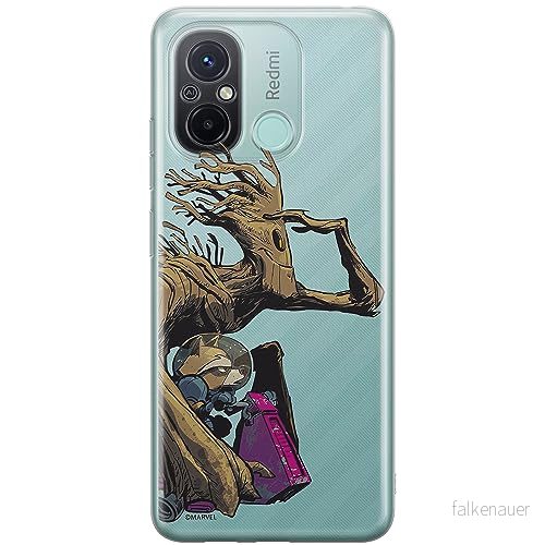 ERT GROUP mobiltelefonfodral för Xiaomi REDMI 12C/ 11A originalt och officiellt licensierat Marvel mönster Guardians of the Galaxy 003, gedeeltelijk transparant 5905511855635