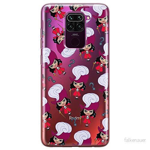 ERT GROUP mobiltelefonfodral för Xiaomi REDMI NOTE 9 originalt och officiellt licensierat Disney mönster James Hook 002 optimalt anpassad till formen på mobiltelefonen, gedeeltelijk transparant 5905131453037