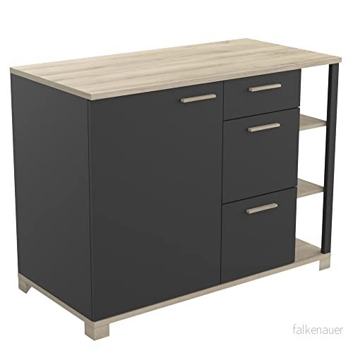 Demeyere bottenskåp 1PO/3T L120 verkstad, ingenjörsträ, 1 200 x 600 924 mm 3397701821971