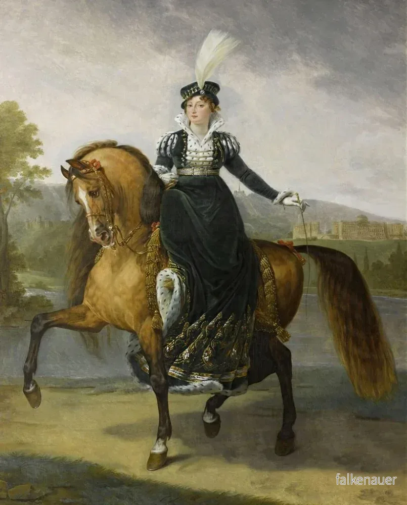 Målning Catharina Württemberg-Westphalie - Antoine-Jean Gros | Konsttryck - Bild 2