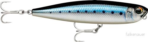 Rapala Precision Xtreme Pencil Saltwater plastkonstruktion flytande havsdrag ytdjup storlek 10,7 cm/21 g tillverkad i Estland Live Blue Sardine 22677340210