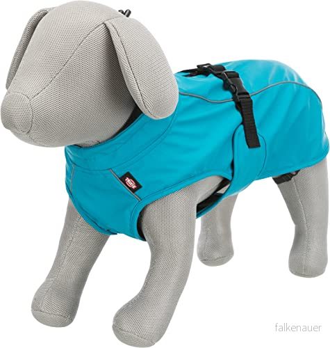 Trixie Vimy Dog Raincoat Blue Circum: 48 73cm Length: 50cm 4053032429802