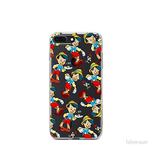 ERT GROUP mobiltelefonfodral för Iphone 7 PLUS/ 8 PLUS originalt och officiellt licensierat Disney mönster Pinocchio 002 optimalt anpassad till formen på mobiltelefonen, gedeeltelijk transparant 5905131813640
