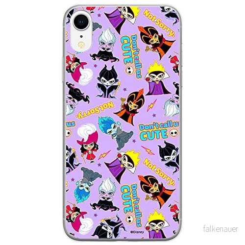ERT GROUP mobiltelefonfodral för Iphone XR originalt och officiellt licensierat Disney mönster Villains 008 optimalt anpassad till formen på mobiltelefonen, fodral tillverkad av TPU plast 5905131388070