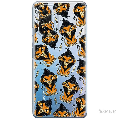 ERT GROUP mobiltelefonfodral för Xiaomi MI 11i/ REDMI K40/K40 PRO/POCO F3/ F3 PRO originalt och officiellt licensierat Disney mönster Scar 002, gedeeltelijk transparant 5905511889173