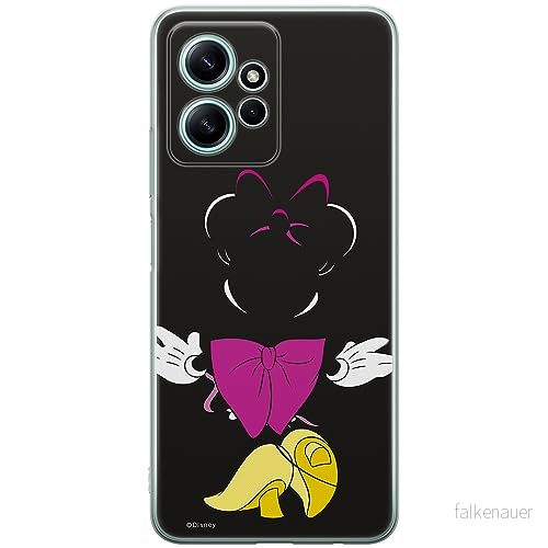 ERT GROUP mobiltelefonfodral för Xiaomi REDMI NOTE 12 4G originalt och officiellt licensierat Disney mönster Minnie 010 optimalt anpassad till formen på mobiltelefonen, fodral tillverkad av TPU plast 5905511951467