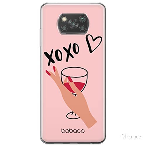 ERT GROUP mobiltelefonfodral för Xiaomi POCOPHONE X3 originalt och officiellt licensierat Babaco mönster XOXO 001 optimalt anpassad till formen på mobiltelefonen, fodral tillverkad av TPU plast 5904805045424