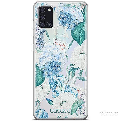 ERT GROUP mobiltelefonfodral för Samsung A21s originalt och officiellt licensierat Babaco mönster Flowers 028 optimalt anpassad till formen på mobiltelefonen, gedeeltelijk transparant 5905131270955