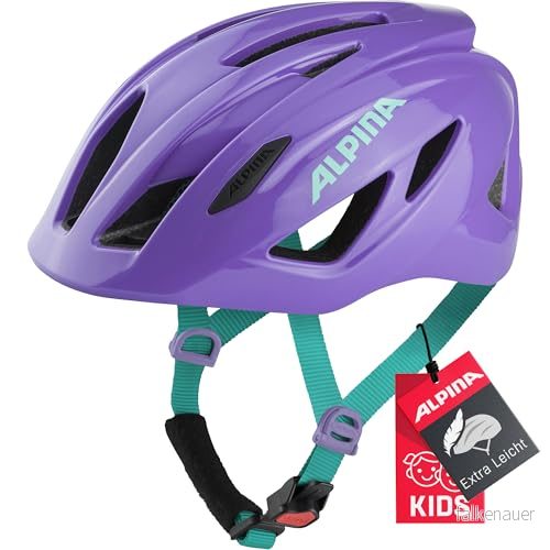 ALPINA Unisex Barn, PICO Cykelhjälm, purple gloss, 50 55 cm 4003692316592