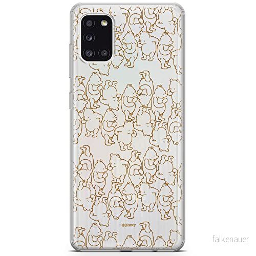 ERT GROUP mobiltelefonfodral för Samsung A31 originalt och officiellt licensierat Disney mönster Winnie the Pooh and friends 005 anpassad till formen på mobiltelefonen, gedeeltelijk transparant 5903040212646