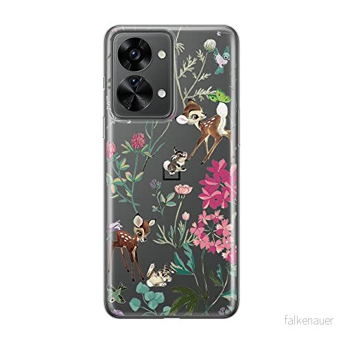 ERT GROUP mobiltelefonfodral för Oneplus NORD 2T 5G originalt och officiellt licensierat Disney mönster Bambi & Friends 001 optimalt anpassad till formen på mobiltelefonen, gedeeltelijk transparant 5905511264871