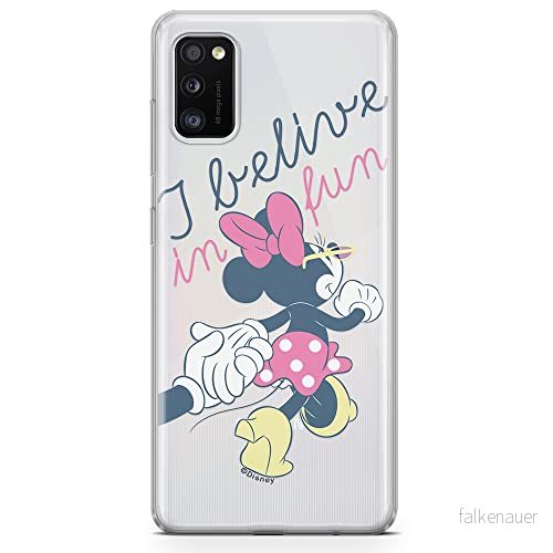 ERT GROUP mobiltelefonfodral för Samsung A41 originalt och officiellt licensierat Disney mönster Minnie 005 optimalt anpassad till formen på mobiltelefonen, gedeeltelijk transparant 5903537510408