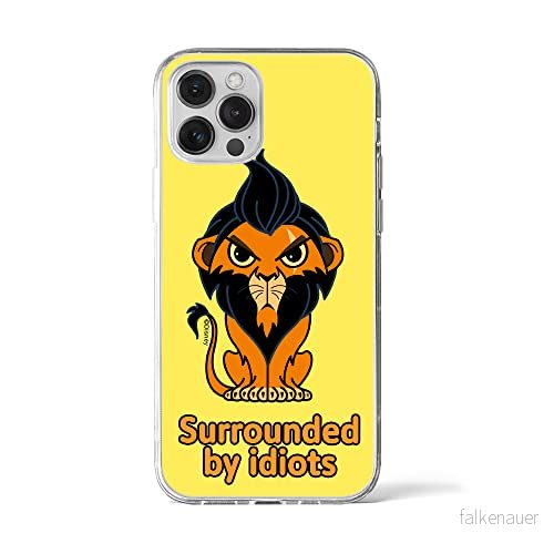 ERT GROUP mobiltelefonfodral för Iphone 12 PRO MAX originalt och officiellt licensierat Disney mönster Scar 001 optimalt anpassad till formen på mobiltelefonen, fodral tillverkad av TPU plast 5905131440822