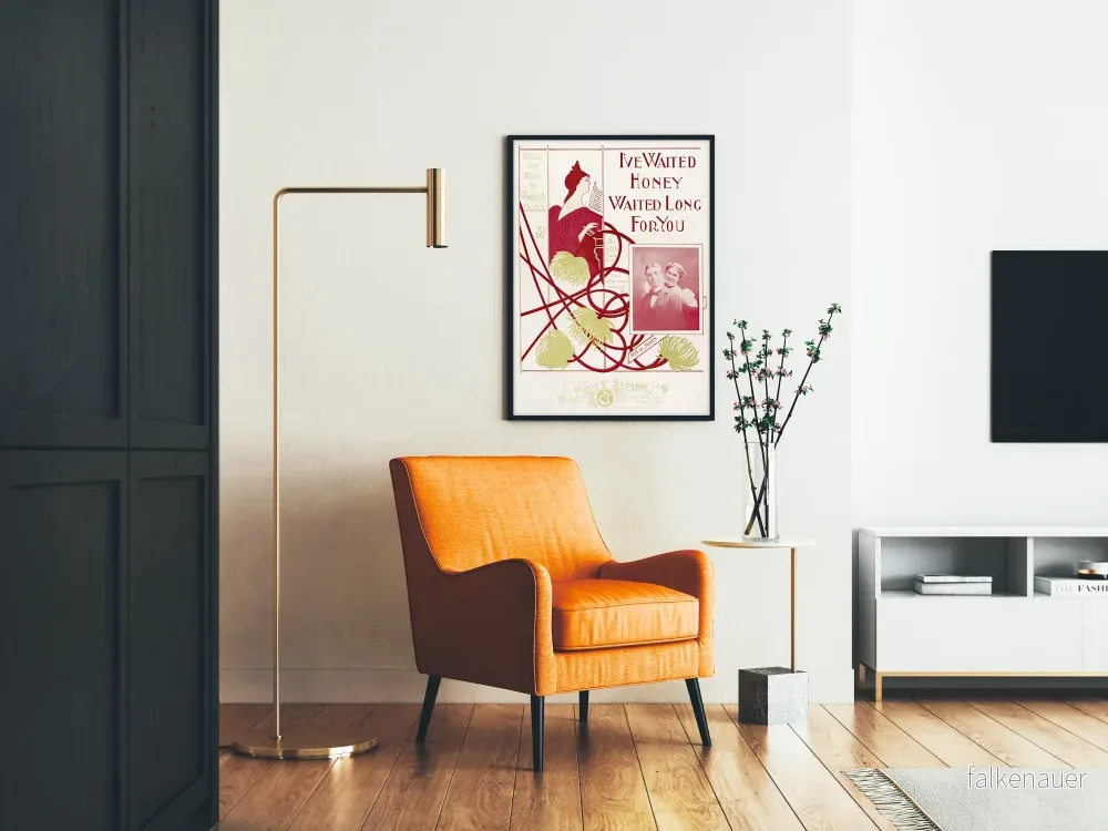 Vintageposter "I've Waited Honey Waited Long For You" för väggdekoration - Bild 2