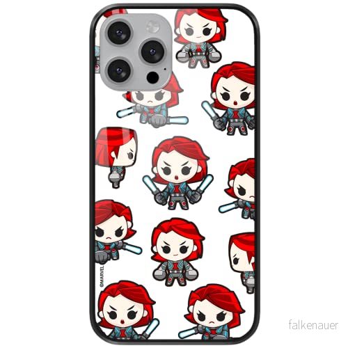 ERT GROUP mobiltelefonfodral för Apple Iphone XR originalt och officiellt licensierat Marvel mönster Black Widow 013 tillverkad av härdat glas, optimalt anpassat till mobilens form, skyddsfodral 5904805235757