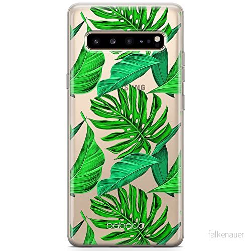 ERT GROUP Mobiltelefonskal för Samsung S10 5G original och officiellt licensierat Babaco mönster fruits blommor 006 anpassas optimalt till mobiltelefonens form, delvis transparent 5903537936093