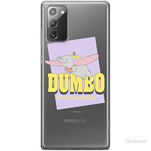 ERT GROUP mobiltelefonfodral för Samsung GALAXY NOTE 20 originalt och officiellt licensierat Disney mönster Dumbo 005 optimalt anpassad till formen på mobiltelefonen, gedeeltelijk transparant 5903040448618