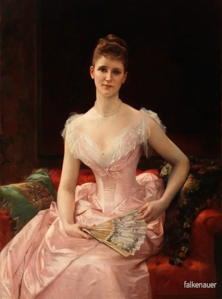 Målning Olivia Peyton Murray coupe la femme de William Bayard - Alexandre Cabanel | Konsttryck - Bild 2