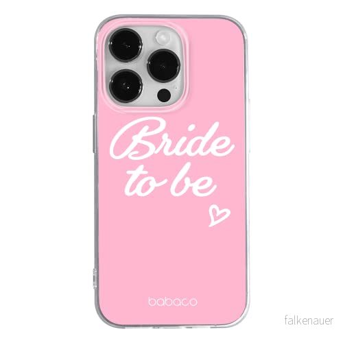 ERT GROUP mobiltelefonfodral för Apple Iphone 14 PRO originalt och officiellt licensierat Babaco mönster Bride to be 001 optimalt anpassad till formen på mobiltelefonen, fodral tillverkad av TPU plast 5905131919519