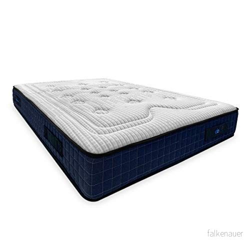 Duérmete Online Madeira madrass med fickfjädrar, Minnesskum 7 sovzoner, Säng självständighet, Medium fasthet, Visco, 105 x 180 8445355029146